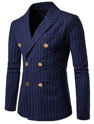 Two-button Stripe Blazer at 23% Discount