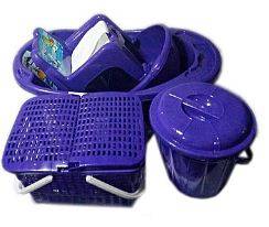 Baby Bath Set - 7pcs (Purple) at 8% Discount